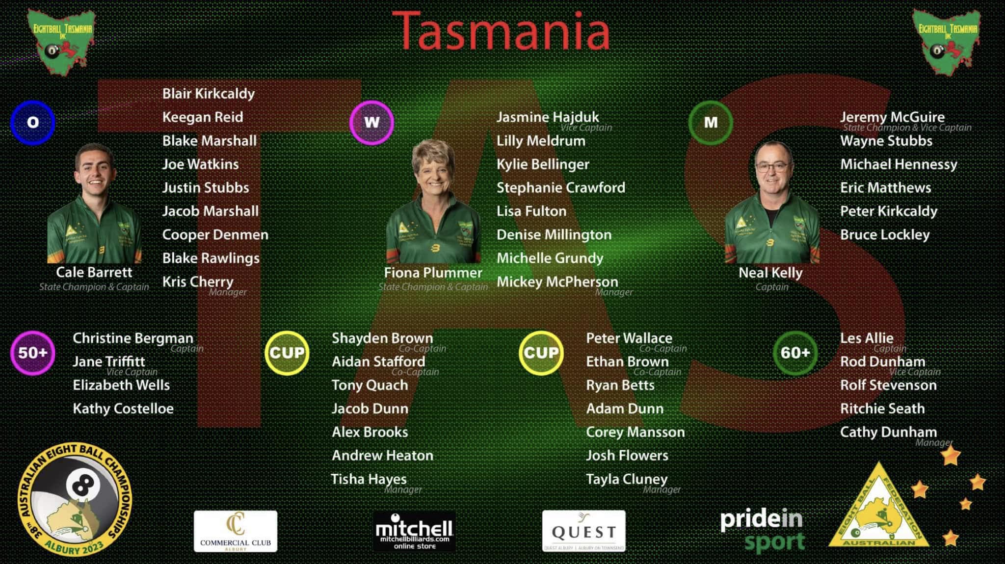 2023 Team Tasmania